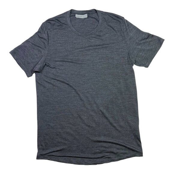 Icebreaker Size M Men's Cool-Lite Short Sleeve Grey Tee - Picture 1 of 6